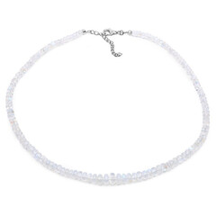 Collana in argento con Pietra di Luna Arcobaleno