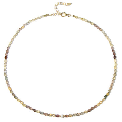 Collana in argento con Zircone Canarino