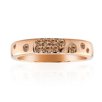 Anello in oro con Diamante Rose de France SI1 di Argyle (Annette)