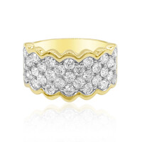 Anello in oro con Diamante IF (D)