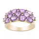 Anello in oro con Zaffiro Ceylon Porpora