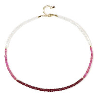 Collana in argento con Pietra di Luna Arcobaleno