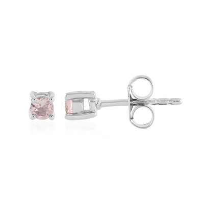 Orecchini in argento con Tormalina Rosa Nigeriana