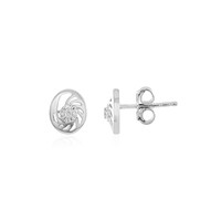 Orecchini in argento con Diamante I2 (I)