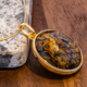 Ciondolo in argento con Pietersite Dorata
