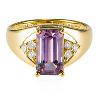 Anello in oro con Diasporo Rosa (AMAYANI)