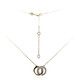 Collana in oro con Diamante IF (D) (Annette)