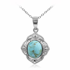 Collana in argento con Turchese