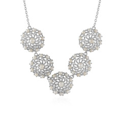 Collana in argento con Perla di Acqua Dolce