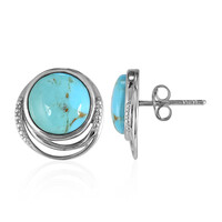 Orecchini in argento con Turchese Kingman Mohave Blu