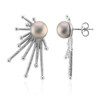 Orecchini in argento con Perla d'Acqua Dolce Argentata (TPC)