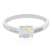 Anello in argento con Opale di Welo