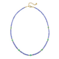 Collana in argento con Tanzanite