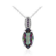 Collana in argento con Quarzo Mistico