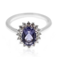 Anello in argento con Quarzo Mirtillo