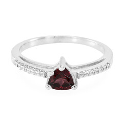 Anello in argento con Rodolite