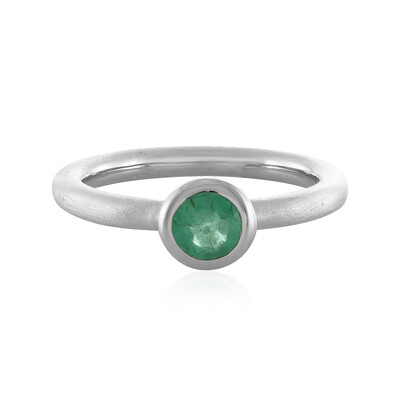 Anello in argento con Smeraldo Russo (MONOSONO COLLECTION)