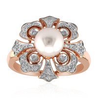 Anello in oro con Perla Akoya (TPC)