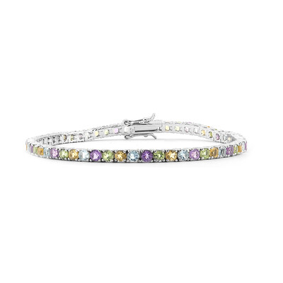 Bracciale in argento con Ametista