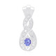 Ciondolo in argento con Tanzanite