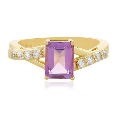 Anello in argento con Ametista Rose de France