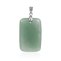 Ciondolo in argento con Avventurina Verde