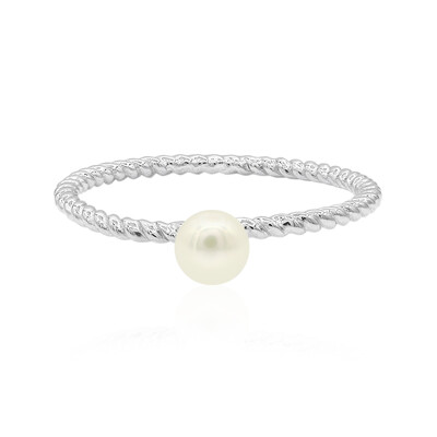 Anello in argento con Perla di Acqua Dolce