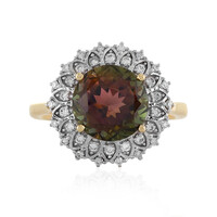 Anello in oro con Tormalina Bicolore (D'vyere)