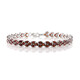 Bracciale in argento con Granato Mozambico