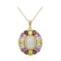 Collana in argento con Opale di Welo