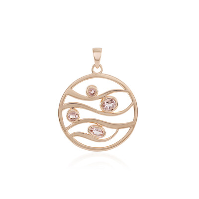 Ciondolo in argento con Tormalina Rosa (MONOSONO COLLECTION)