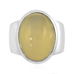 Anello in argento con Pietra di Luna Bianca