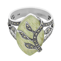 Anello in argento con Avventurina