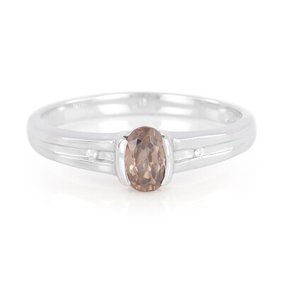 Anello in argento con Zircone Cannella