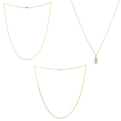 Collana in argento con Perla d'Acqua Dolce Bianca