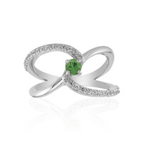 Anello in argento con Tsavorite del Kenya
