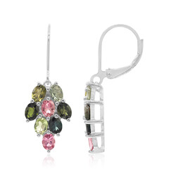 Orecchini in argento con Tormalina