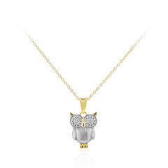 Collana in argento con Diamante I3 (I)