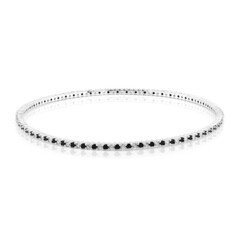 Bracciale in argento con Spinello Nero