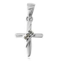 Ciondolo in argento con Diamante SI1 (I)