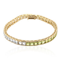 Bracciale in argento con Topazio Bianco