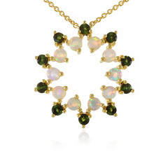 Collana in argento con Opale di Welo