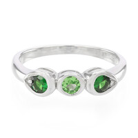 Anello in argento con Tsavorite