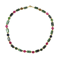 Collana in argento con Quarzo Verde