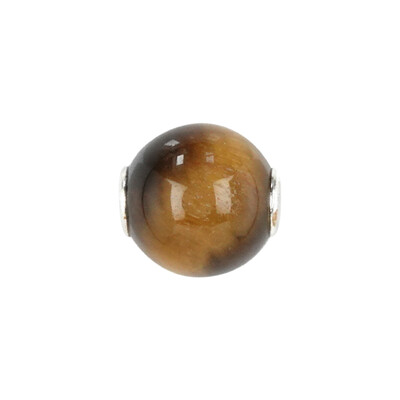 Ciondolo in argento con Occhio di Tigre (MONOSONO COLLECTION)