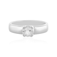 Anello in argento con Topazio Bianco