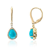 Orecchini in oro con Turchese Sleeping Beauty (CIRARI)