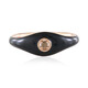 Anello in argento con Diamante Champagne I2