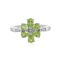 Anello in argento con Peridoto Arizona