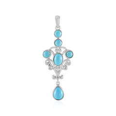 Ciondolo in argento con Turchese Sleeping Beauty